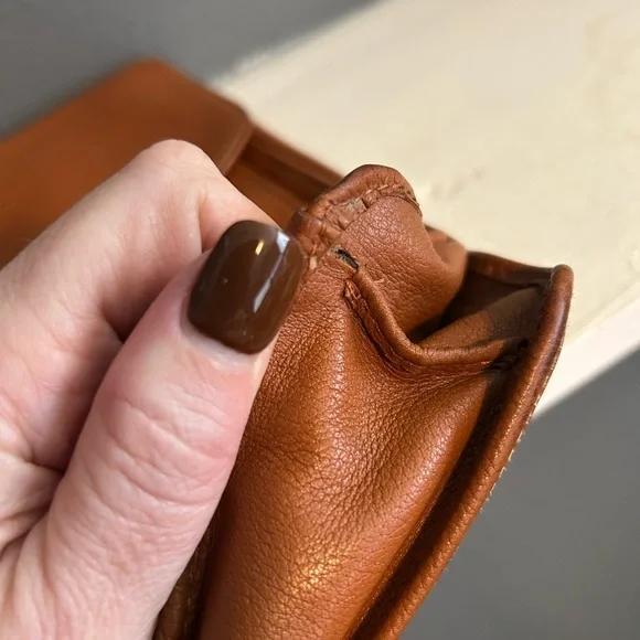 Vintage Longchamp Le Foulenne Tan Leather Attache Briefcase - Picture 12 of 15